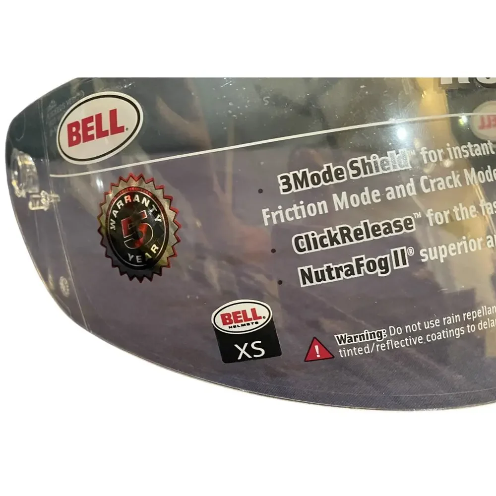 Bell Click Release Shield Clear - Revolver, RS-1 - Size XS